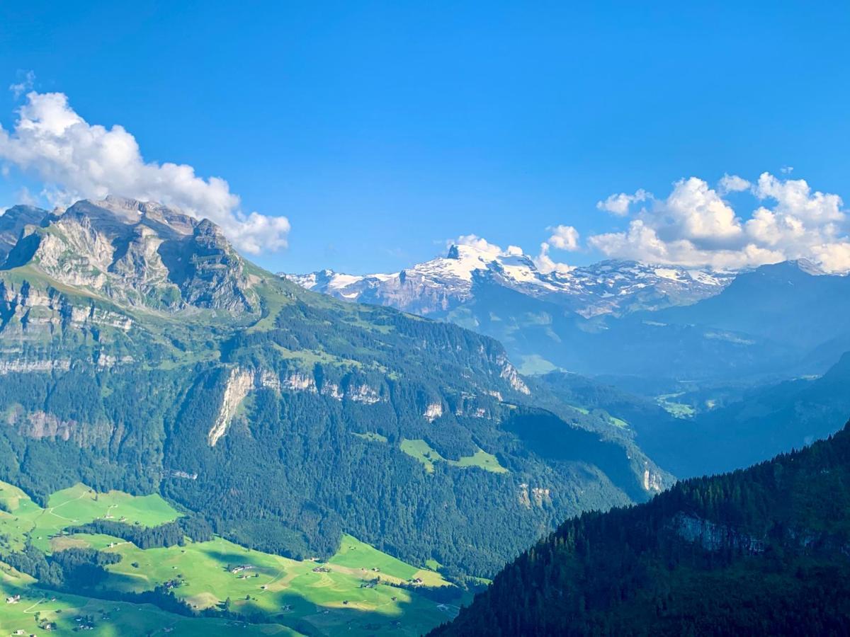 The Swiss Paradise 2 Apartment With Garden, Whirlpool, And Mountain Panorama Wirzweli Buitenkant foto