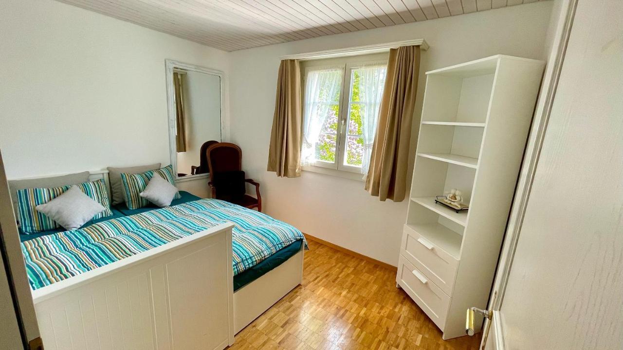 The Swiss Paradise 2 Apartment With Garden, Whirlpool, And Mountain Panorama Wirzweli Buitenkant foto