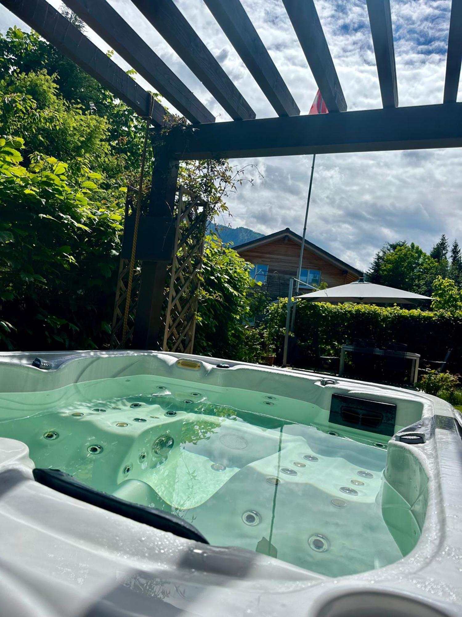 The Swiss Paradise 2 Apartment With Garden, Whirlpool, And Mountain Panorama Wirzweli Buitenkant foto