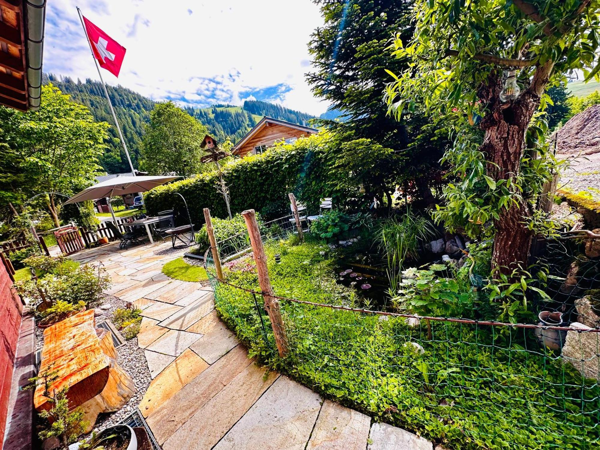 The Swiss Paradise 2 Apartment With Garden, Whirlpool, And Mountain Panorama Wirzweli Buitenkant foto