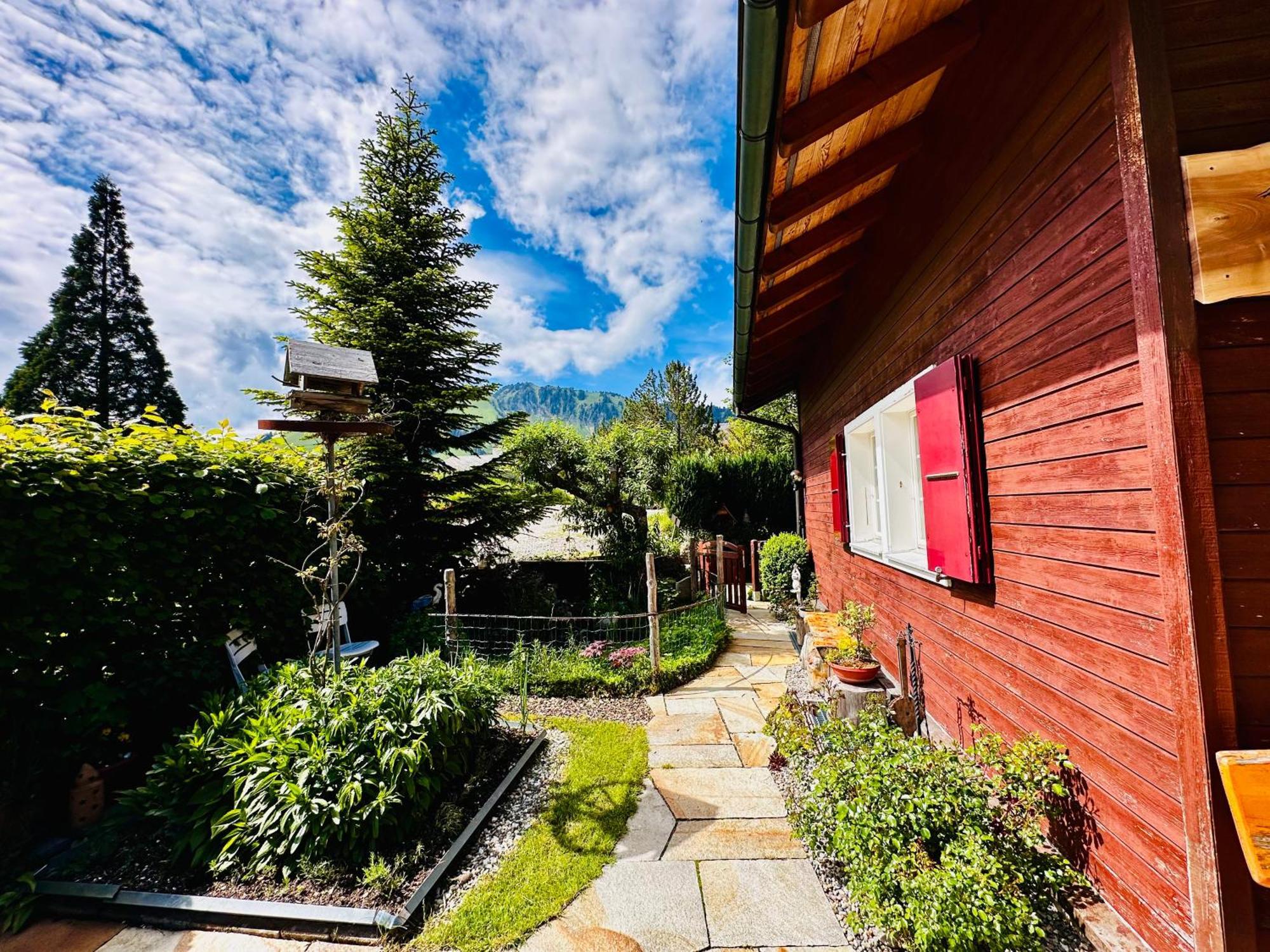 The Swiss Paradise 2 Apartment With Garden, Whirlpool, And Mountain Panorama Wirzweli Buitenkant foto